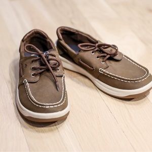 Boys Brown Sperry shoes size 4Y like new condition